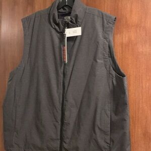 Lined zip up vest men’s